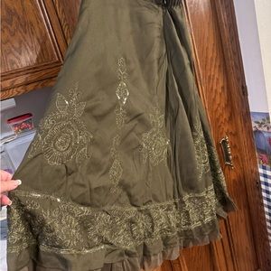 Coldwater Creek embroidered Spanish inspired skirt-size PM nicely lined nwt